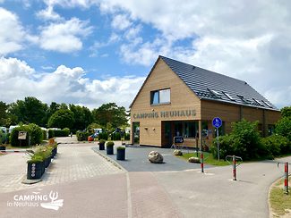 Die neue Rezeption auf Camping in Neuhaus